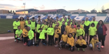 Grupo de deportistas melillenses que se desplazarán durante este fin de semana.