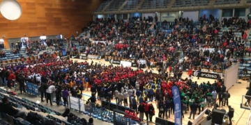 Imagen de la presentación de los Nacionales en tierras onubenses.