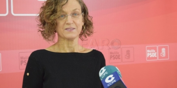 La líder del Partido Socialista de Melilla, Gloria Rojas.