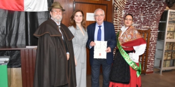 Imágenes de la comida de la Casa Regional de Castilla y León, con el presidente de la Ciudad Autónoma, Juan José Imbroda.