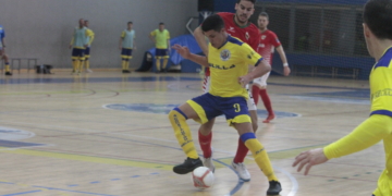Walid en acción durante el partido disputado el pasado sábado frente a Sima Peligros FS.