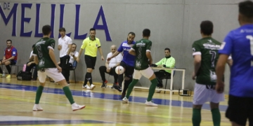 Imagen del partido disputado ayer.