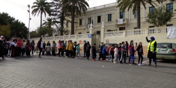 La primera caminata y convivencia de ADIMEL tuvo lugar ayer por la mañana.
