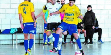 Imagen de uno de los partidos de la última jornada de liga.