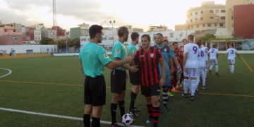 Los melillenses, en uno de sus partidos de esta temporada.