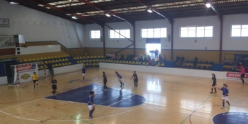 Las jugadoras del Torreblanca, en el último de los partidos disputados en nuestra ciudad.