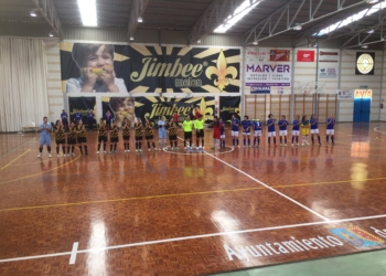 Imagen del último partido a domicilio que fue ante el Jimbee Roldán.
