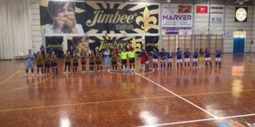 Imagen del último partido a domicilio que fue ante el Jimbee Roldán.