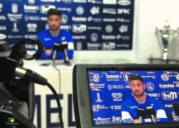 Ígor Martínez, jugador de la UD Melilla.
