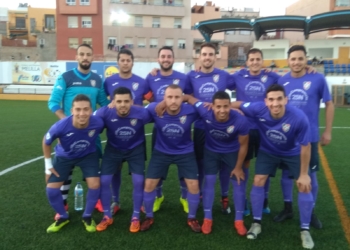 Once inicial de la escuadra del River Melilla en el enfrentamiento de ayer.