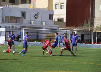 Los melillenses jugaron un partido muy serio.