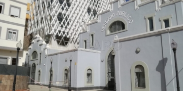 Imagen de la fachada principal del Mercado Central.