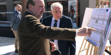 El consejero de Medio Ambiente, Manuel Ángel Quevedo, y el presidente de la Ciudad, Juan José Imbroda.