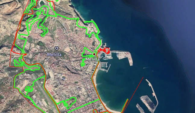 La organización de esta competición también sacó a la luz el recorrido de marcha-atlética.