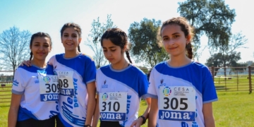 Componentes del equipo femenino que ha representado a nuestra ciudad en el Nacional celebrado en Villamanrique.