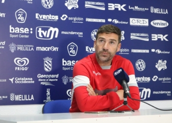 El técnico del conjunto melillense confía en poder volver con los tres puntos bajo el brazo.