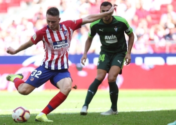 Borja marcó frente al Eibar el que sería el gol del empate de los del Cholo Simeone.