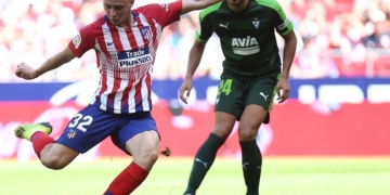 Borja marcó frente al Eibar el que sería el gol del empate de los del Cholo Simeone.