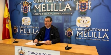 Momento en el que Antonio Miranda daba los nombres de los galardonados con los Premios del Deporte 2018.