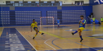 Sidi fue el autor de los tres goles del conjunto melillense en su visita al Alcalá FS.