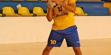 Yusef Mohamed, uno de los mejores jugadores del cuadro melillense.