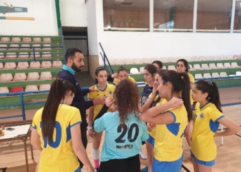 Jugadoras de uno de los equipos femeninos de nuestra ciudad.