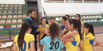 Jugadoras de uno de los equipos femeninos de nuestra ciudad.