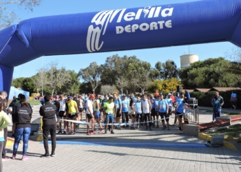 Salida de la última prueba de trail celebrada en tierras melillenses.