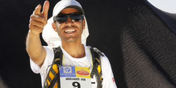 El atleta marroquí, en una de sus competiciones disputadas.