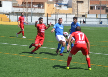 Los melillenses no jugaron un buen partido.