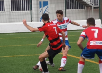 El cuadro melillense, en uno de sus últimos partidos de la presente temporada.