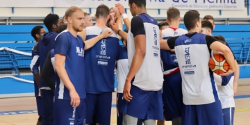Los jugadores del Decano, en una de sus sesiones de entrenamientos.