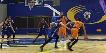 Los melillenses jugaron un partido muy serio durante tres cuartos del mismo.