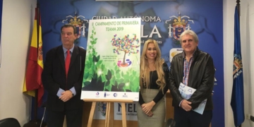 El presidente de Comamel, Álvaro González, el Consejero de Educación, Antonio Miranda y la presidenta de TeAma, Susana Morillo.