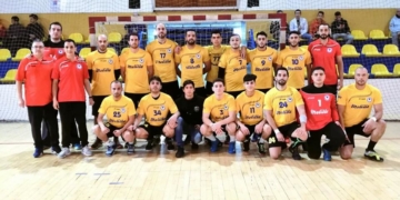 Componentes de la primera plantilla del Virgen de la Victoria en la presente temporada liguera.