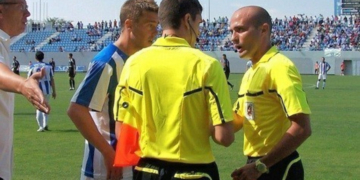 Colegiado que estará este domingo en el estadio municipal Álvarez Claro.