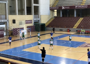 Las melillenses, en un partido fuera de nuestra ciudad.