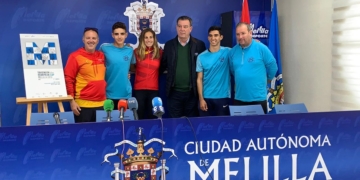 Imagen de todos los presentes en la rueda de prensa celebrada en el pabellón Javier Imbroda Ortiz.