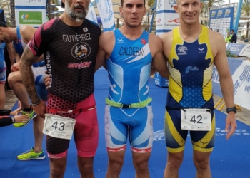 Imagen de los tres primeros clasificados.