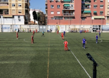 Imagen del partido disputado ayer, en tierras malagueñas.