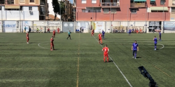 Imagen del partido disputado ayer, en tierras malagueñas.