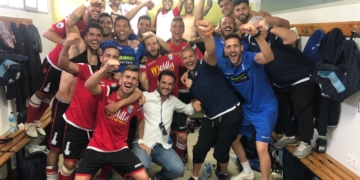Los unionistas desplegaron un buen fútbol durante los noventa minutos.