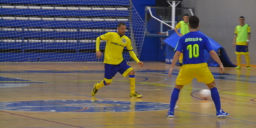 Partido de la escuadra melillense, en el pabellón Guillermo García Pezzi.