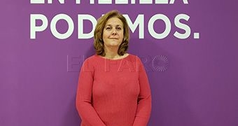 La secretaria de Organización de Unidas Podemos Melilla, María José Ruiz