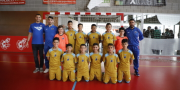 Componentes de la Selección alevín que se encuentra disputando el Nacional en tierras catalanas.