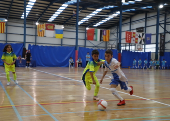 Imagen de uno de los partidos jugados en Murcia.