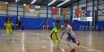 Imagen de uno de los partidos jugados en Murcia.