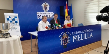 Imagen de la presentación de la competición celebrada en tierras melillenses.