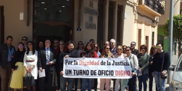 Los abogados se concentraron en Melilla
