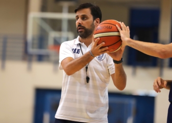 Alejandro Alcoba, entrenador del Melilla Baloncesto.